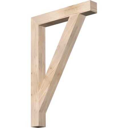 Traditional Block Smooth Bracket, Douglas Fir, 3 1/2W X 26D X 38H